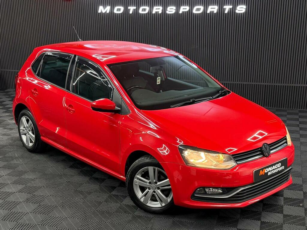 Volkswagen Polo Hatchback 1.2 Tsi Bluemotion Tech Match Euro 6 S Red