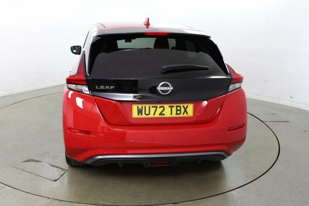 Nissan Leaf Hatchback WU72TBX Red #6