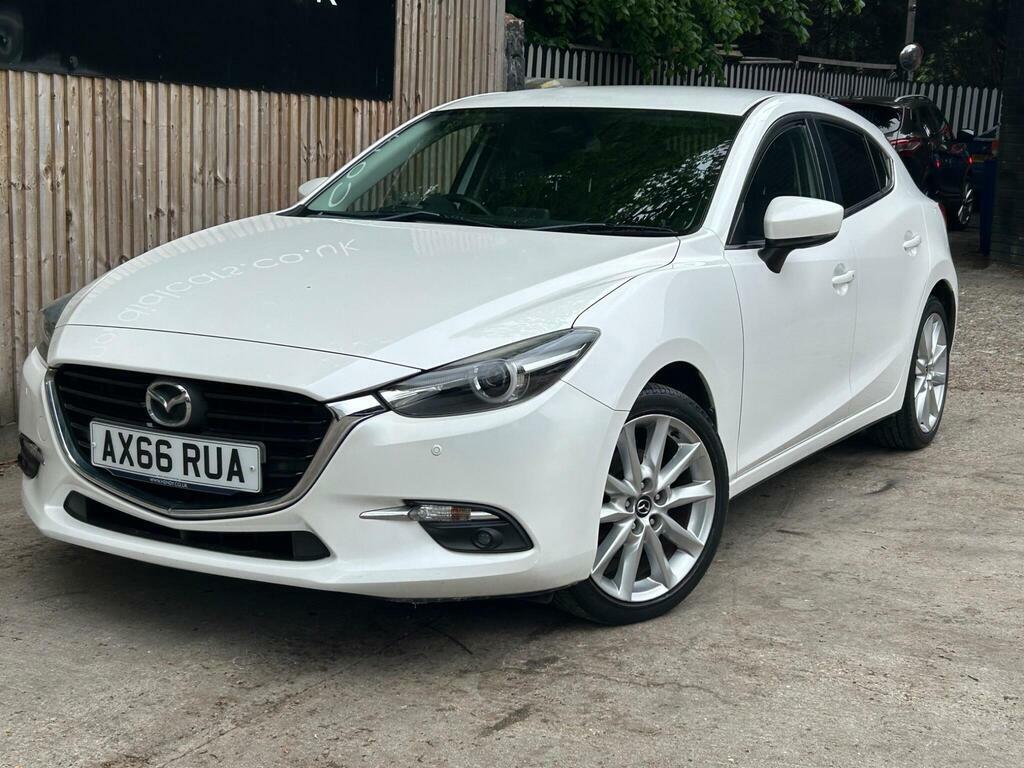 Mazda 3 2.0 Skyactiv-g Sport Nav Euro 6 S S AX66RUA White #6