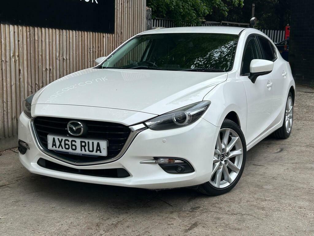 Mazda 3 2.0 Skyactiv-g Sport Nav Euro 6 S S AX66RUA White #2