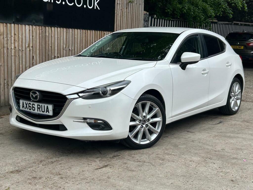 Mazda 3 2.0 Skyactiv-g Sport Nav Euro 6 S S AX66RUA White #5