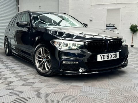 BMW 5 Series 2.0 520D M YB18XGU Black #2