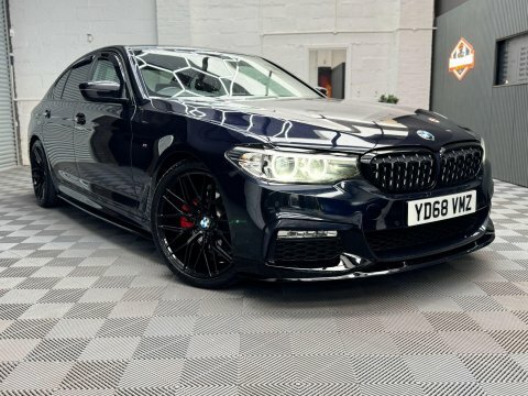 BMW 5 Series 2.0 520D M YD68VMZ Black #2
