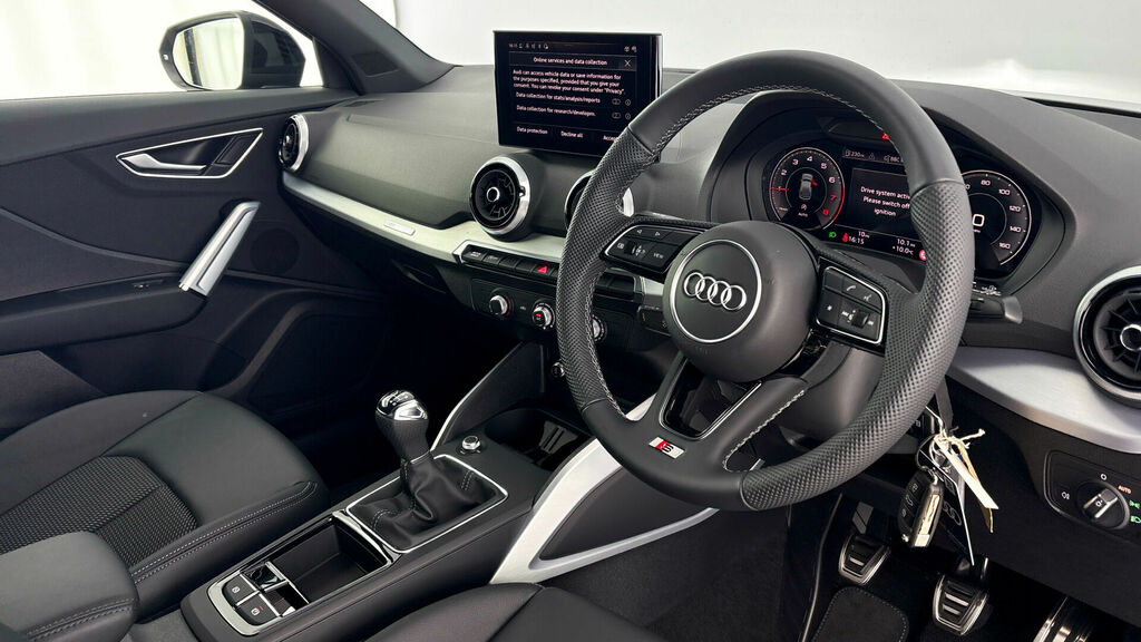 Audi Q2 1.0 Tfsi 30 S Line Euro 6 5-Door CF75KWS Black #6