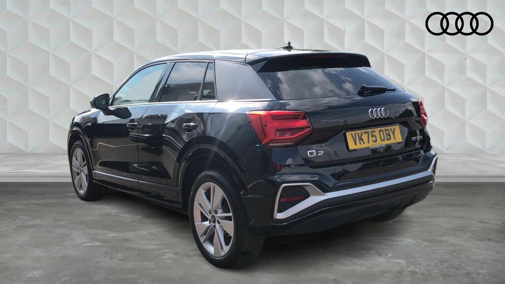 Audi Q2 1.0 Tfsi 30 S Line Euro 6 5-Door VK75OBY Black #3