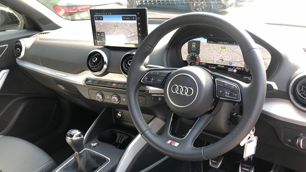Audi Q2 1.0 Tfsi 30 S Line Euro 6 5-Door VK75OBY Black #6