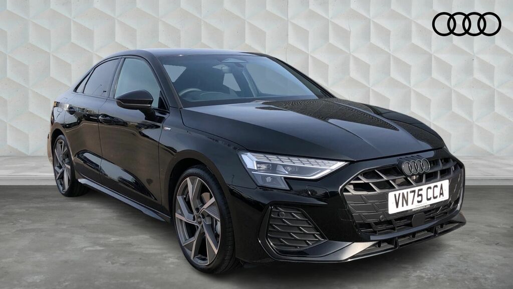 Audi A3 Tfsi 35 Black Edition S Tronic Euro 6 4-Door Black