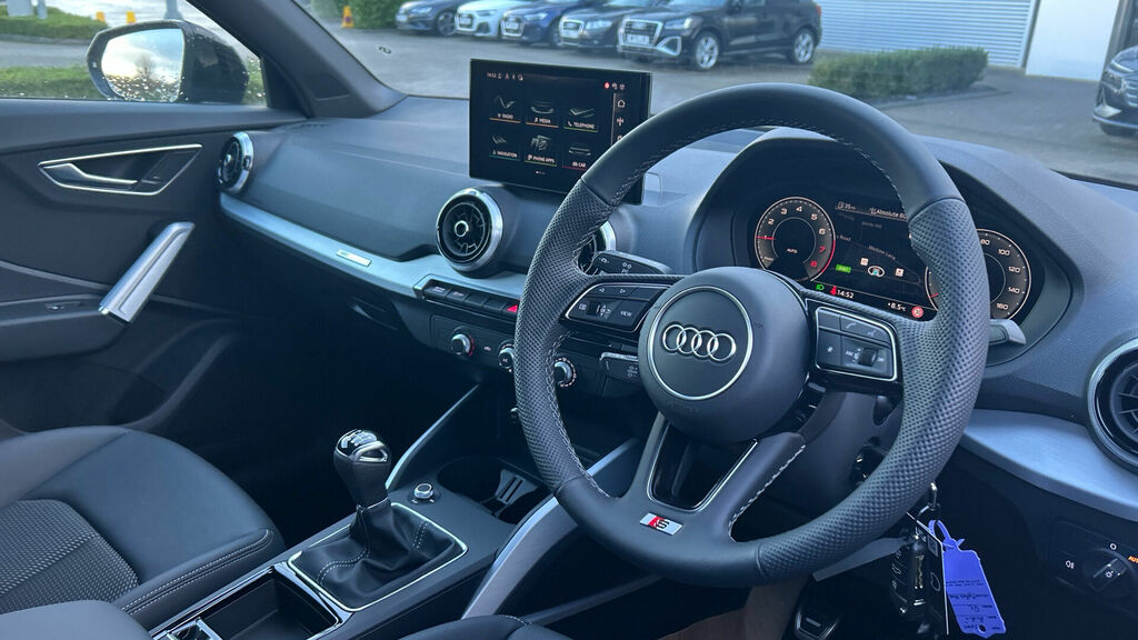 Audi Q2 1.0 Tfsi 30 S Line Euro 6 5-Door WP75UYR Black #6