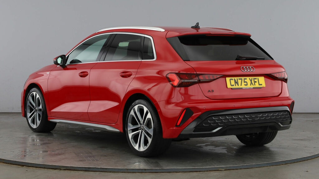 Audi A3 Tfsi 35 S Line Sportback S Tronic Euro 6 5-Door CN75XFL Red #3