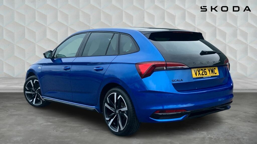 Skoda Scala 1.0 Tsi Monte Carlo Edition Dsg Euro 6 5-Door VX26YMC Blue #3