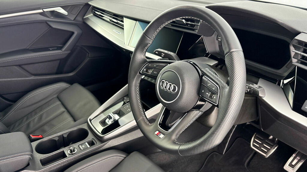 Audi A3 1.0 Tfsi 30 S Line Sportback S Tronic Euro 6 5-Doo Black #6