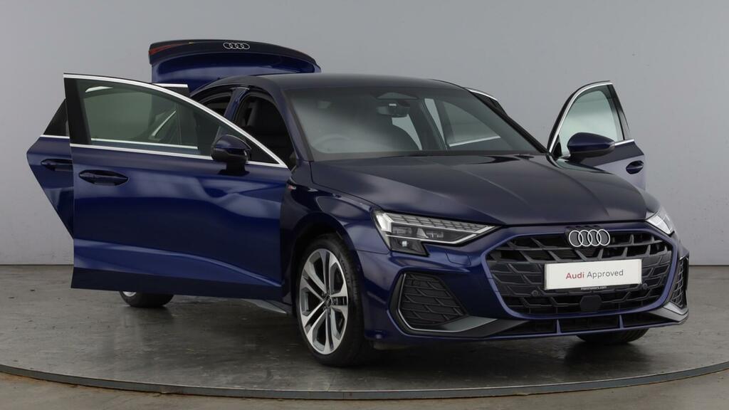 Audi A3 Tfsi 35 S Line S Tronic Euro 6 4-Door WV75UNS Blue #5