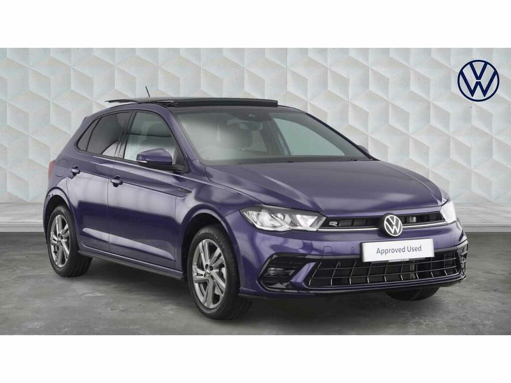 Volkswagen Polo 1.0 Tsi R-line Dsg Euro 6 5-Door Purple