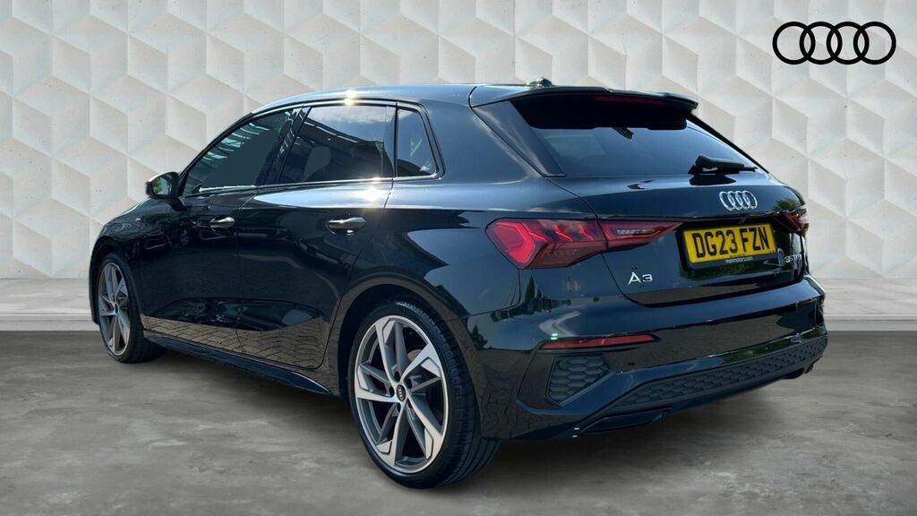 Audi A3 Tfsi 35 Edition 1 Sportback S Tronic Euro 6 5-Door DG23FZN Black #3