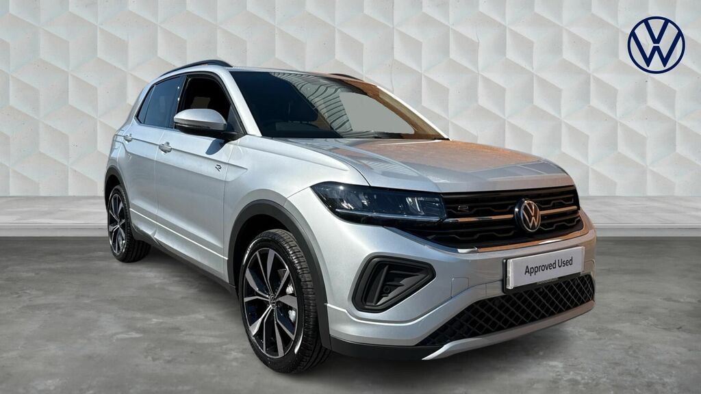 Volkswagen T-Cross 1.0 Tsi R-line Dsg Euro 6 5-Door Silver