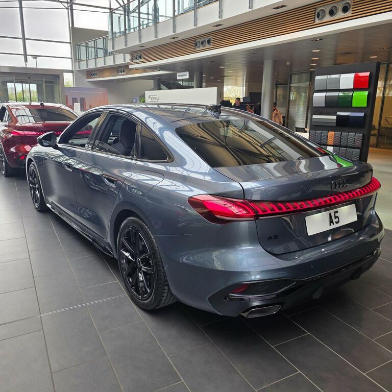 Audi A5 2.0 E-hybrid5.9kwh Black Edition Saloon S Tronic Q Blue #3