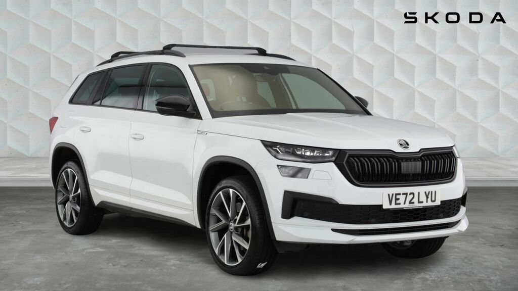 Skoda Kodiaq 2.0 Tsi Sportline Dsg 4Wd Euro 6 5-Door 7 Seat White