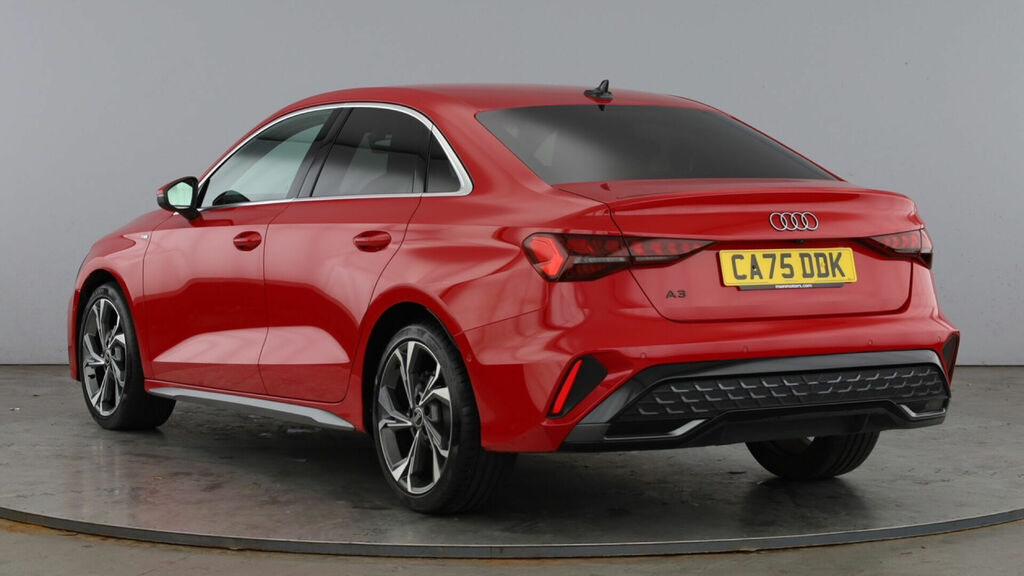Audi A3 Tfsi S Line S Tronic Euro 6 4-Door CA75DDK Red #3