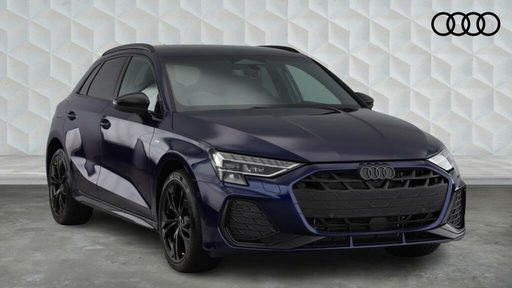 Audi A3 Tfsie Black Edition Sportback S Tronic Euro 6 5-Do Blue