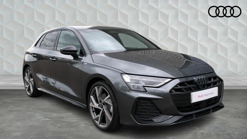 Audi A3 Tfsi Black Edition Sportback S Tronic Euro 6 5-Doo Grey