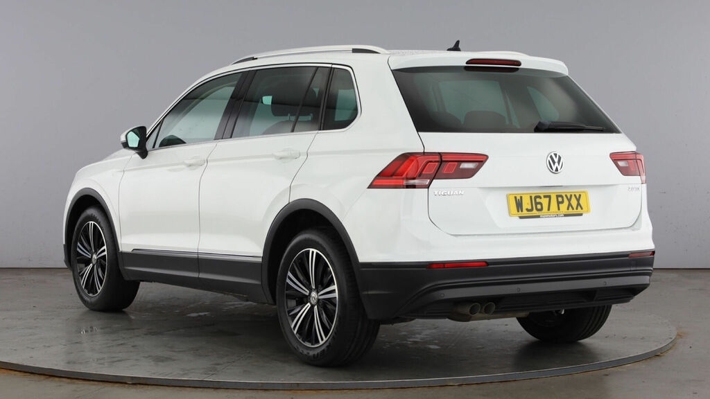 Volkswagen Tiguan 2.0 Tdi Se Euro 6 5-Door WJ67PXX White #3