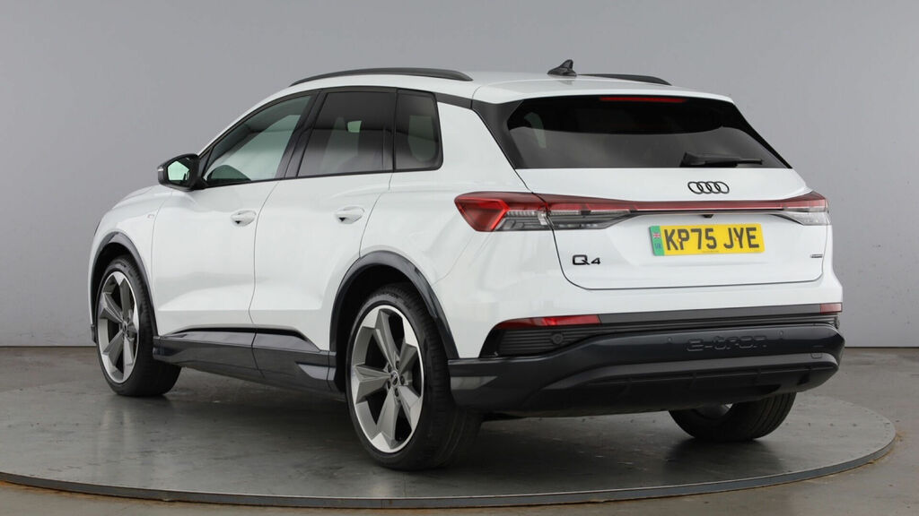 Audi Q4 E Tron 45 Black Edition Quattro 5-Door 82Kwh KP75JYE White #3