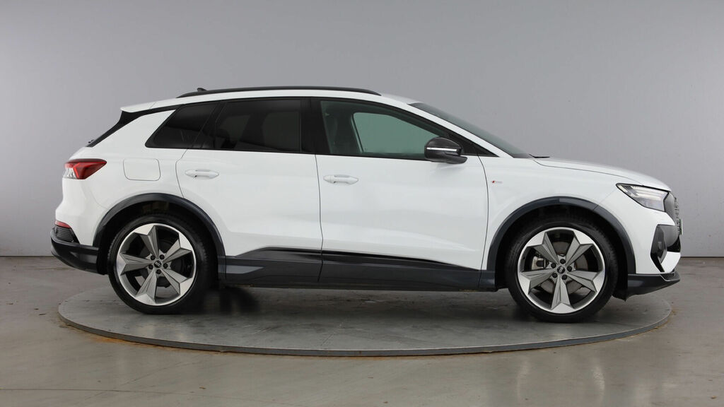 Audi Q4 E Tron 45 Black Edition Quattro 5-Door 82Kwh KP75JYE White #4