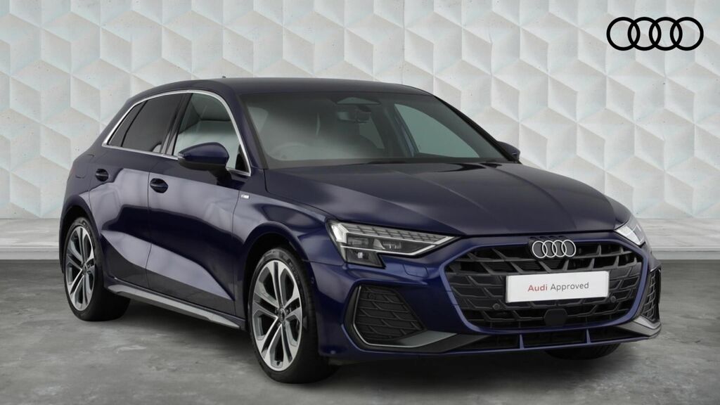 Audi A3 Tfsi S Line Sportback S Tronic Euro 6 5-Door Blue