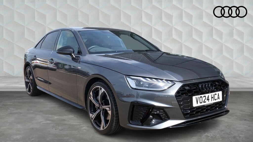 Audi A4 2.0 Tfsi 40 Black Edition S Tronic Euro 6 4-Door Grey