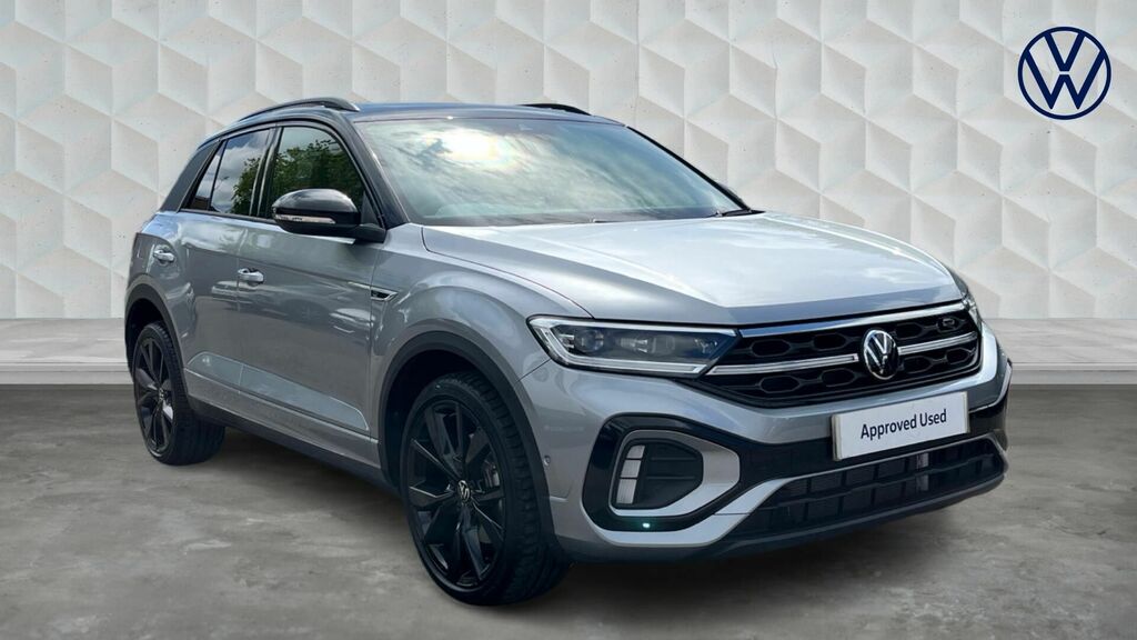 Volkswagen T-Roc Tsi Black Edition Plus Dsg Euro 6 5-Door Silver