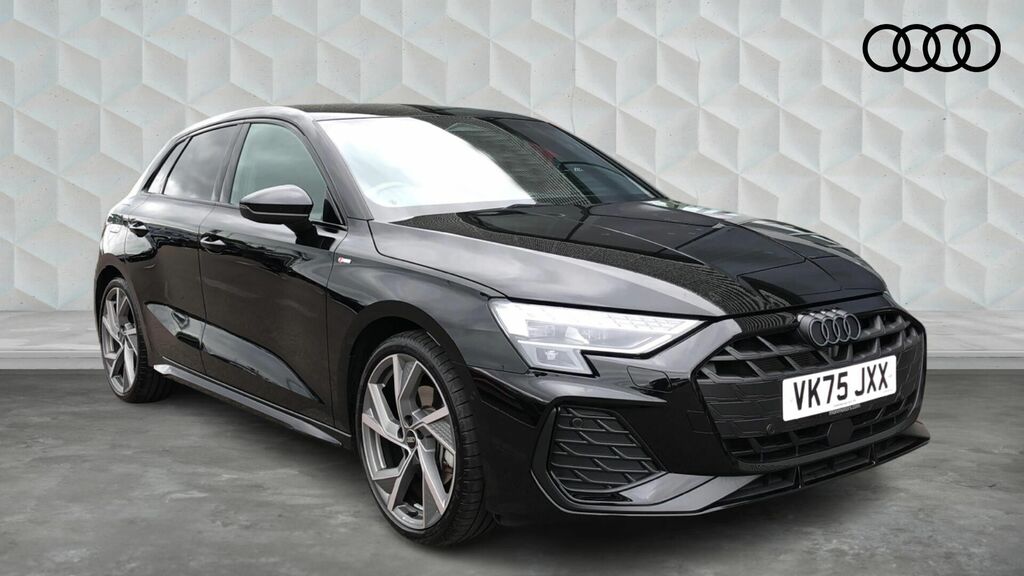 Audi A3 Tfsi Black Edition Sportback S Tronic Euro 6 5-Doo Black