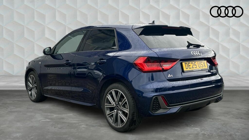 Audi A1 1.0 Tfsi 30 S Line Sportback S Tronic Euro 6 5-Doo DE25USX Blue #3