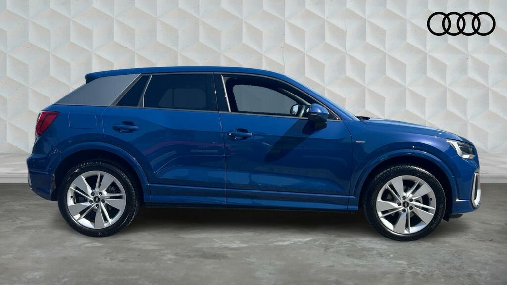 Audi Q2 1.0 Tfsi 30 S Line Euro 6 5-Door WM75HGD Blue #3
