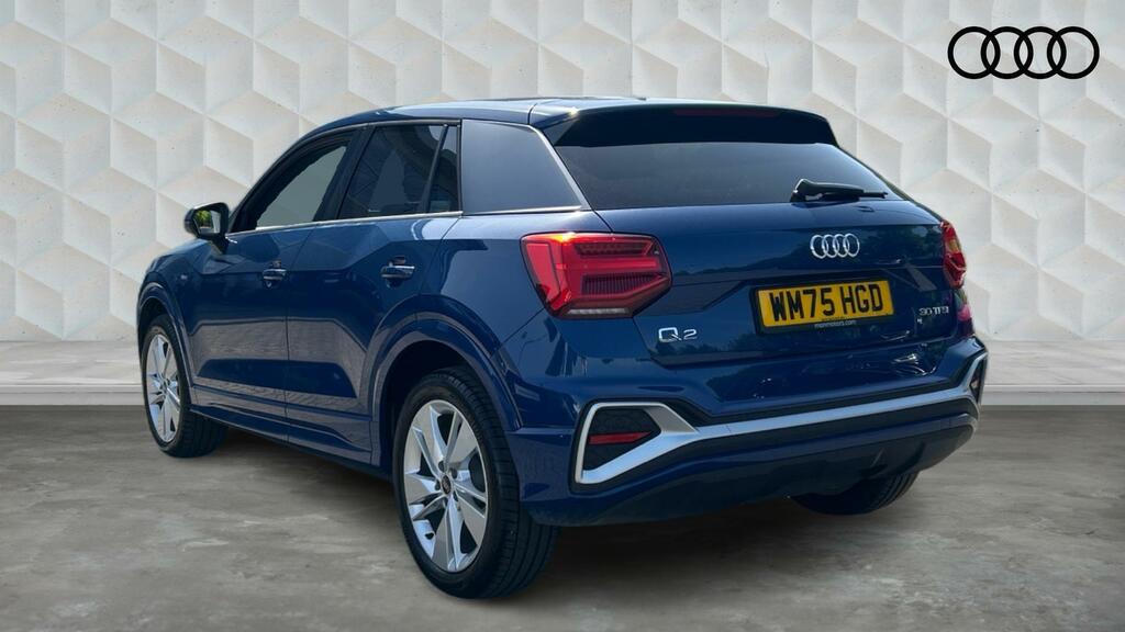 Audi Q2 1.0 Tfsi 30 S Line Euro 6 5-Door WM75HGD Blue #2