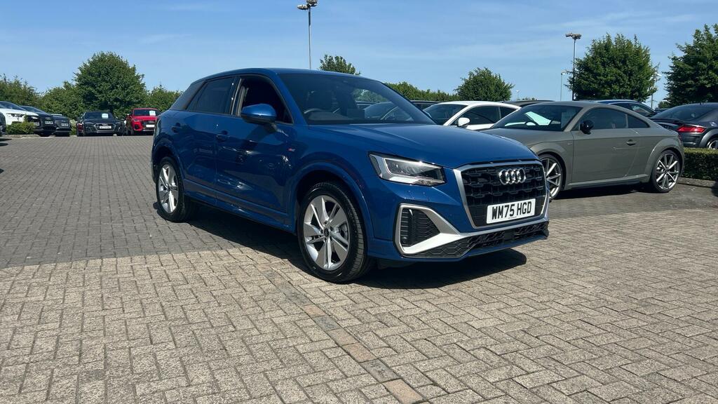 Audi Q2 1.0 Tfsi 30 S Line Euro 6 5-Door WM75HGD Blue #5