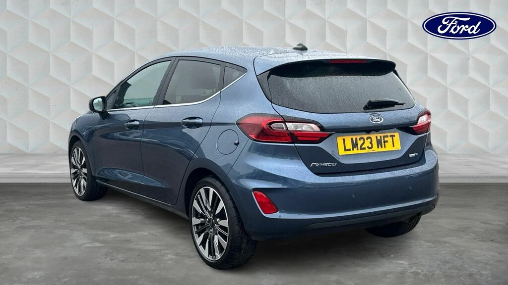 Ford Fiesta 1.0T Ecoboost Mhev Titanium X Euro 6 5-Door LM23WFT Blue #3