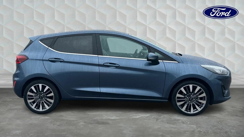 Ford Fiesta 1.0T Ecoboost Mhev Titanium X Euro 6 5-Door LM23WFT Blue #4