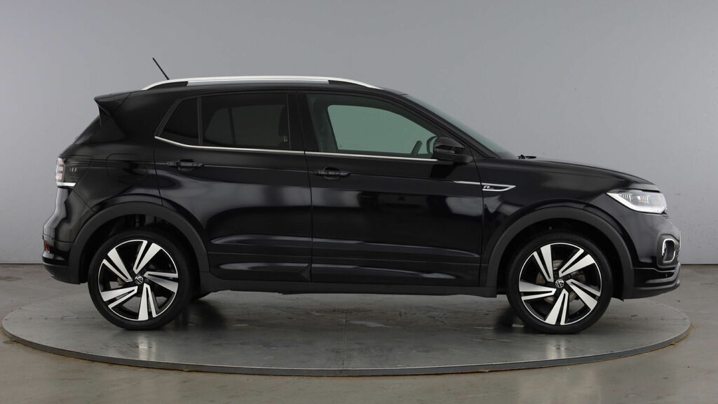Volkswagen T-Cross 1.0 Tsi R-line Euro 6 5-Door CL23OWM Black #4