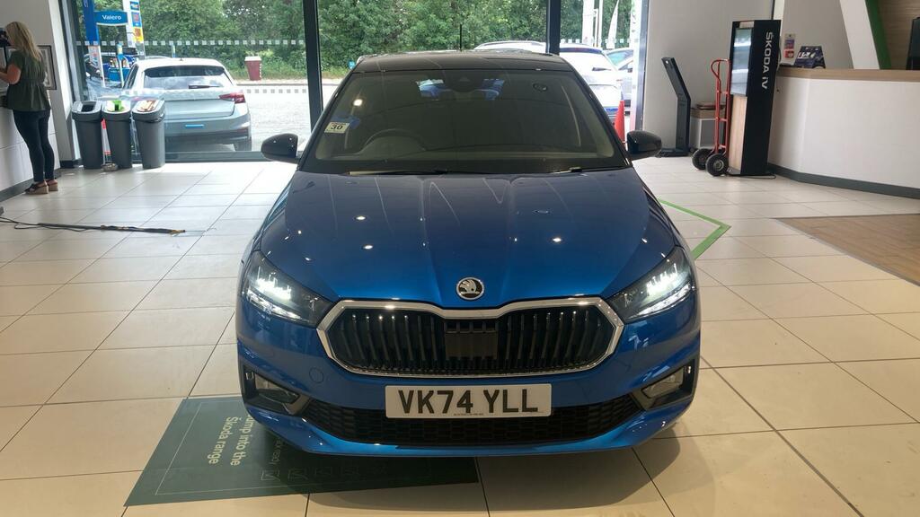 Skoda Fabia 1.0 Tsi Design Edition Euro 6 5-Door VK74YLL Blue #5