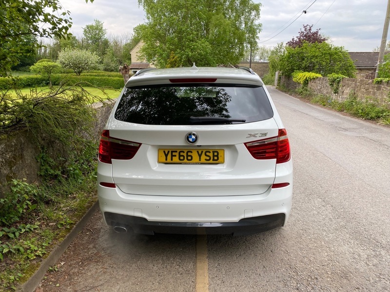 BMW X3 2.0 20D M Sport YF66YSB White #5