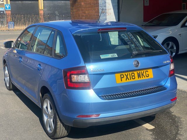 Skoda Rapid Spaceback 1.0 Tsi Se Tech PX18WKG Blue #6