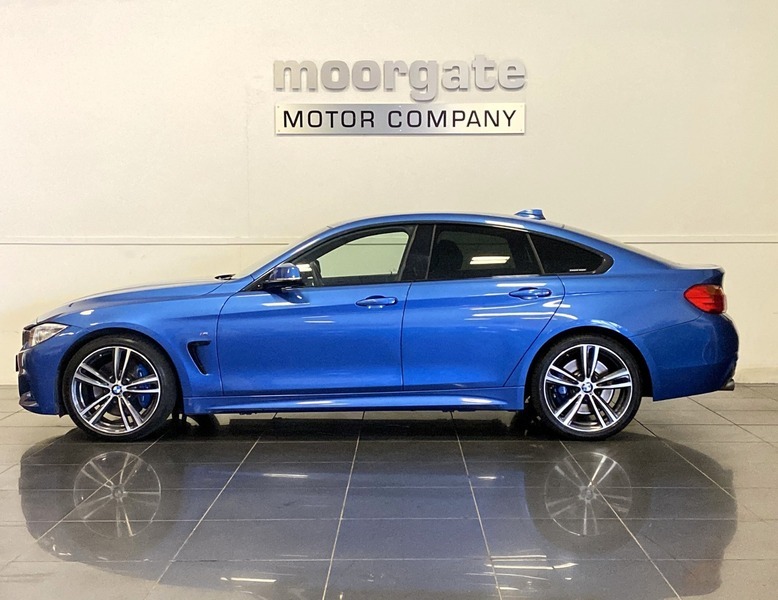 BMW 4 Series Gran Coupe 420I M Sport Gran AF65TVN Blue #5