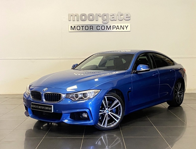 BMW 4 Series Gran Coupe 420I M Sport Gran AF65TVN Blue #4