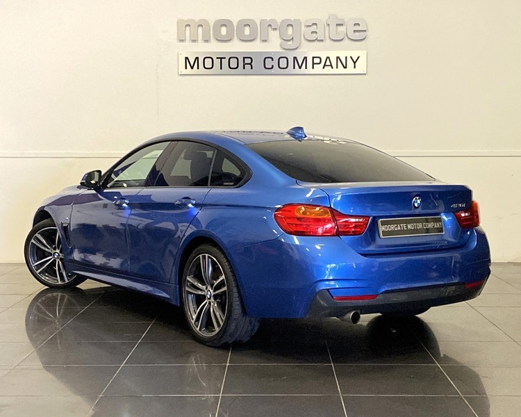 BMW 4 Series Gran Coupe 420I M Sport Gran AF65TVN Blue #6
