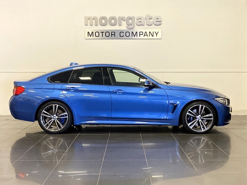 BMW 4 Series Gran Coupe 420I M Sport Gran AF65TVN Blue #2