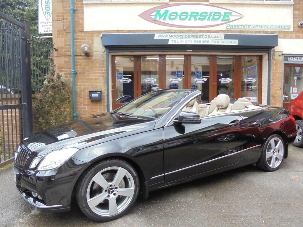 Mercedes-Benz E Class 3.0 E350 Cdi V6 Blueefficiency Se Cabriolet G-tron Black