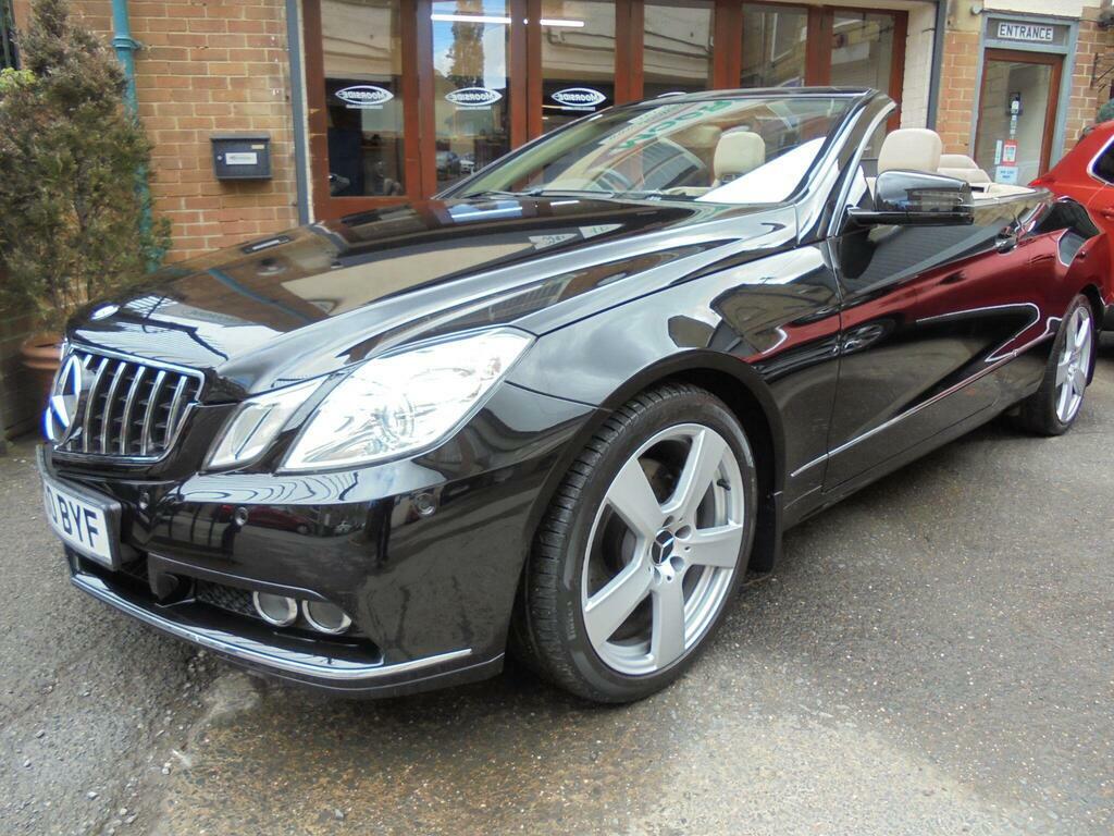 Mercedes-Benz E Class 3.0 E350 Cdi V6 Blueefficiency Se Cabriolet G-tron Black #4