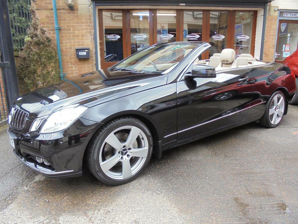 Mercedes-Benz E Class 3.0 E350 Cdi V6 Blueefficiency Se Cabriolet G-tron Black #3