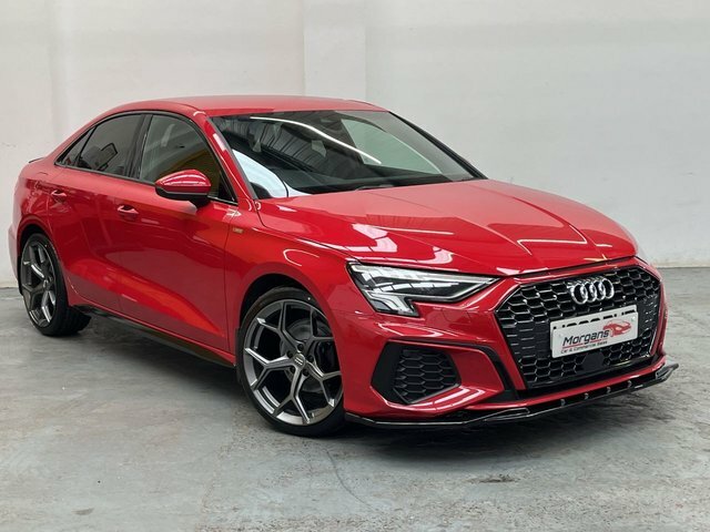 Audi A3 1.0 Tfsi 30 S Line Saloon Euro 6 Red