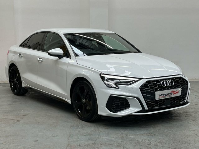 Audi A3 1.0 Tfsi 30 S Line Saloon Euro 6 KY22JUU White #3